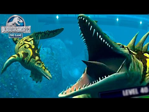 TYLOSAURUS MAX LVL 40! - Jurassic World The Game - *VIP AQUATIC* HD