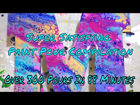 Must Watch! Over 300 Paint Pour Compilation | Best Paint Pours Of 2020 | Super Satisfying Fluid Art