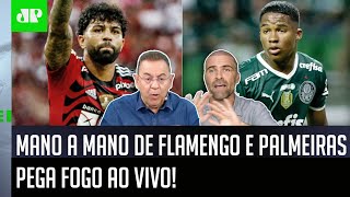 ‘Não! Você está de sacanagem!’: Mano a Mano de Palmeiras x Flamengo ferve