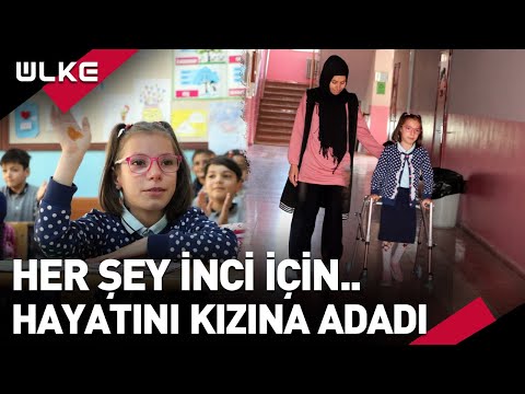 Fedakar Anne.. Ömrünü Öğretmen Olmak İsteyen Serebral Palsi Hastası Kızına Adadı