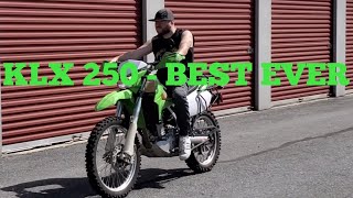 Download lagu Kawasaki KLX 250 - Review & Cold Start MODS upgrades mp3