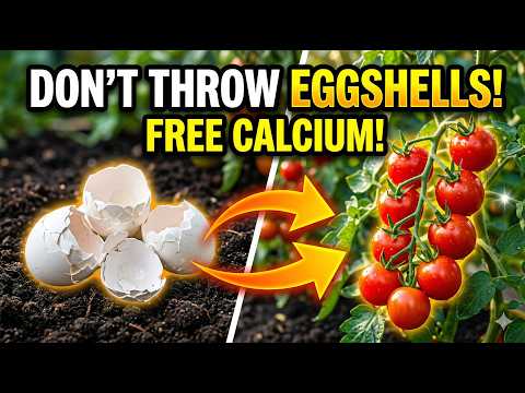 Don’t Throw Away Eggshells! Make Powerful Calcium Fertilizer for Tomatoes, Peppers & Fruits