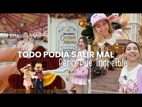 We arrived late for our first day at DISNEY😅... and it ended up being magical ✨🩵