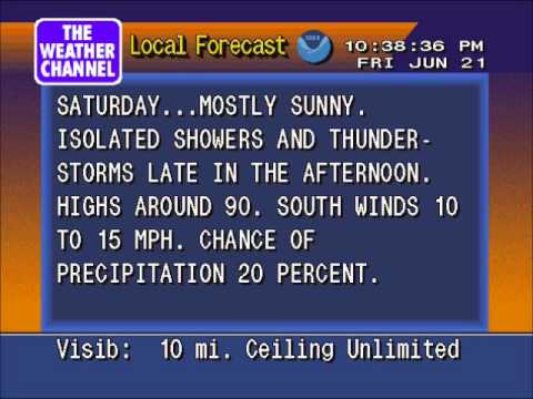 Weatherstar 4000 Emulation.