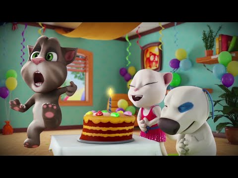 🎂 Super Birthday Cake! 🎂 Talking Tom Shorts Cartoon (Episode 44)