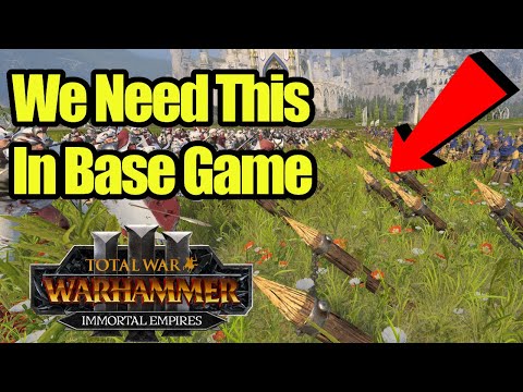 This New Mod SHOULD Be A Base Game Feature - Immortal Empire - Total War Warhammer 3 - Mod Review
