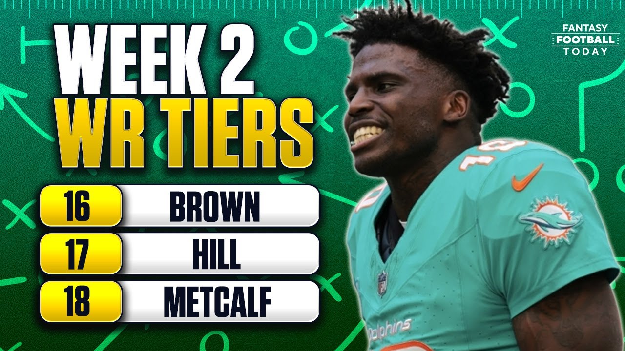 Fantasy Football Week 2 WR Rankings! Start, Sit, Sleepers, & Debates | 2025 Fantasy Football Advice