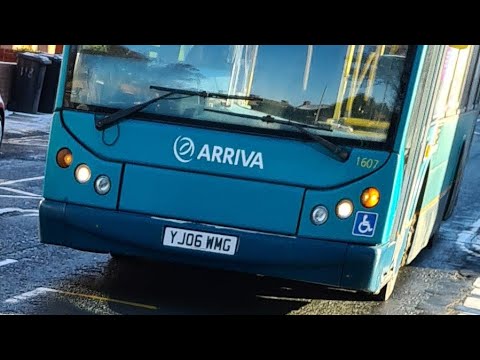 🚍*Thrashy Monster* Arriva Yorkshire 1607 YJ06 WMG VDL DB250