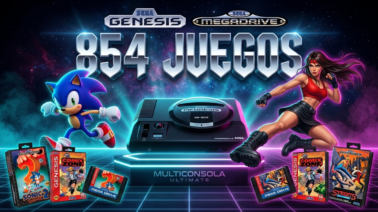 843 Juegos de SEGA Genesis