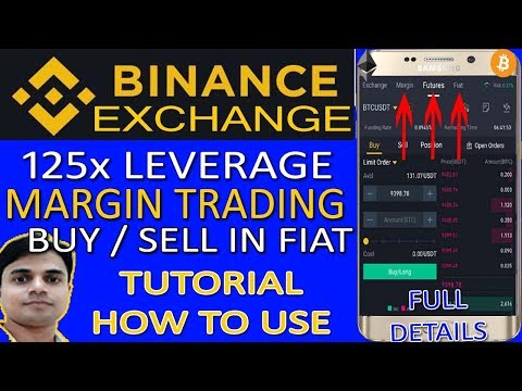Binance Exchange biggest announcement | 125X Leverage | Margin Trading | Fiat Support in Mobile Video