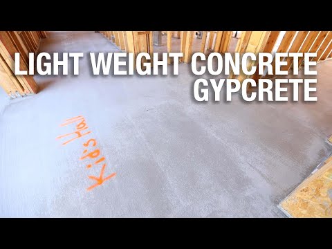 YouTube video about Discover the Benefits of Gypcrete