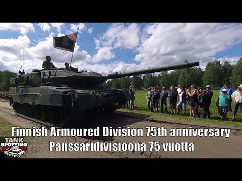 Finnish Armoured Division 75th Anniversary #9 The Whole Parade - Rigged Camera