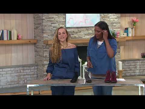 Earth Suede Lace-up Peep Toe Sandals - Aurora on QVC