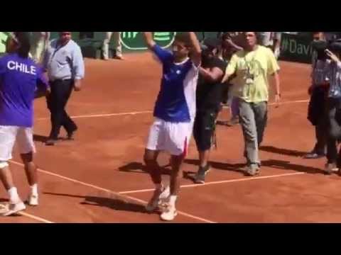 HANSPOD y Lama festejan el triunfo frente a Perú - Copa Davis 2015