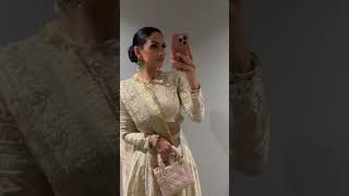 Handmade Ivory Bridal Lehenga Choli - Video 3
