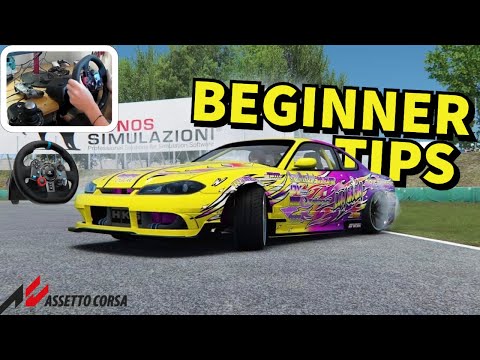 Beginner Tips For Drifting With a Wheel In Assetto Corsa