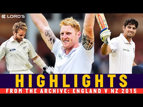 Stokes Hits Fastest 100 at Lord's in Incredible Comeback Win | England v New Zealand 2015 | Lord's