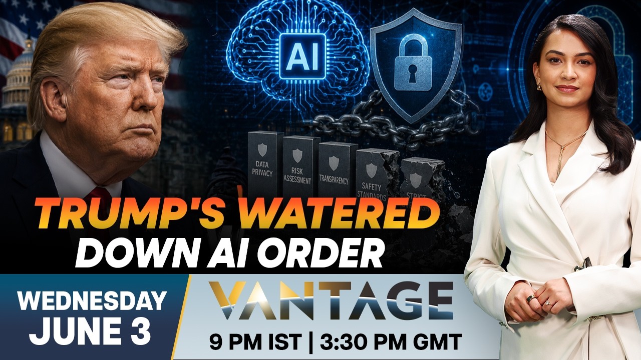 Trump LIVE: Why Trump Killed One AI Plan Then Signed Another? | Vantage on Firstpost