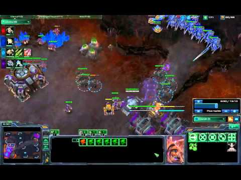 Sc2 Replay 2 vs 2 (ZT vs ZP) Annunaki