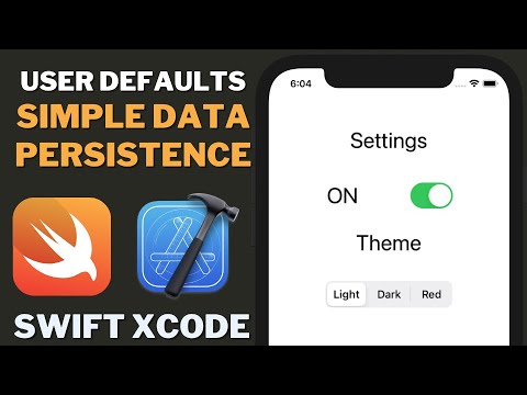 How to Save Settings to User Defaults Swift Xcode Tutorial