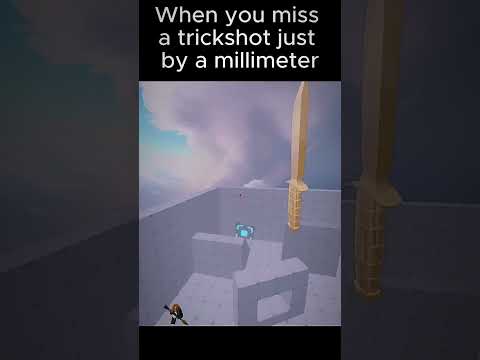 The Most Painful Trickshot Miss | Roblox Rivals