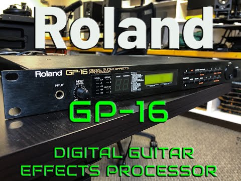 Roland GP-16 Digital Guitar Effects Processor with FC-100mkII Foot Controller 1989 - 1994 - Black image 16