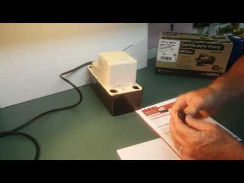Little Giant Condensate Pump Check Valve Trick