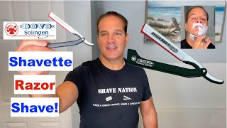 Dovo Shavette Razor Shave !