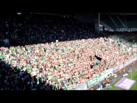 Ambiance Geoffroy Guichard ASSE Nantes dimanche 12 avril 2015