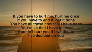 Ben Platt- Hurt me once lyrics