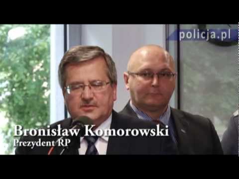 Polska Policja - Prezydent RP w Policyjnym Centrum Dowodzenia