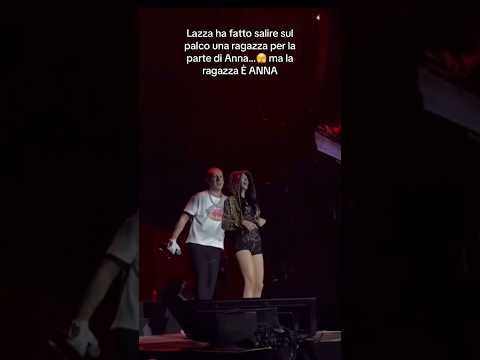 La sorpresa di Lazza e Anna durante il concerto🔥