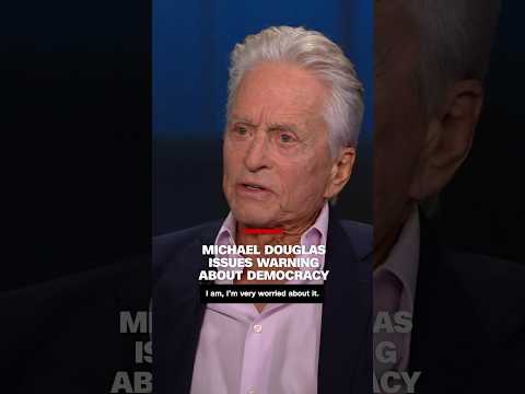 Michael Douglas issues warning about democracy