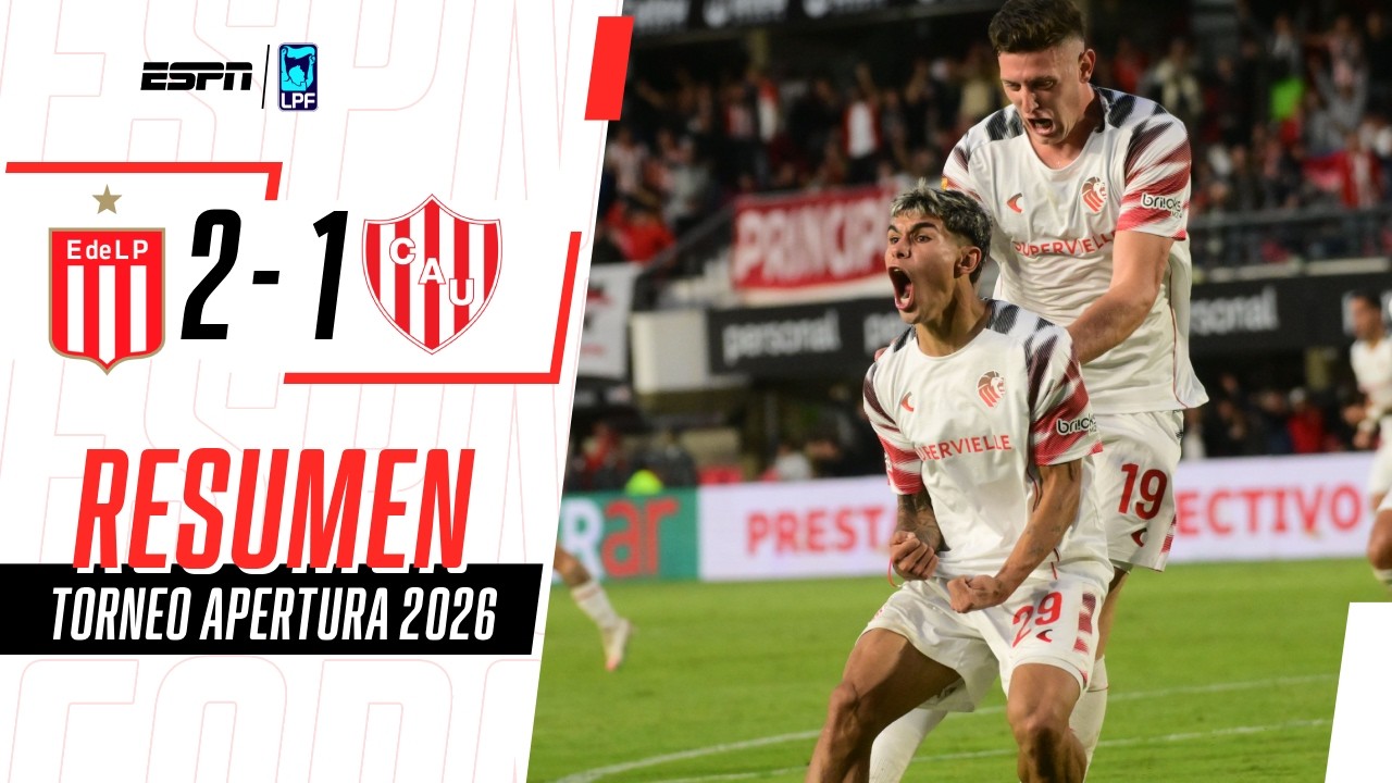 AMONDARAIN EN LA ÚLTIMA LE DIO UNA VICTORIA CALIENTE AL PINCHA | Estudiantes 2-1 Unión | RESUMEN