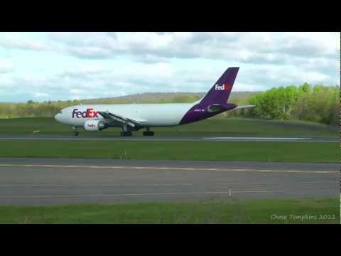 FedEx A306 "20 Knot" Crosswind Takeoff
