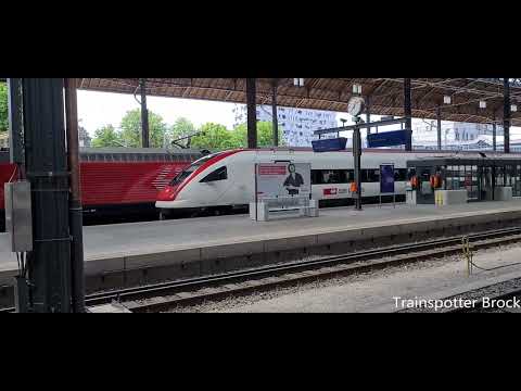SBB RABDe 500 ICN als IR 36 von Basel SBB nach Zürich Flughafen. Ausfahrt aus Basel SBB.
