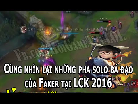 Best of Faker   LCK Spring 2016   Moments and Memories