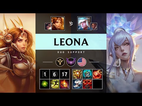 Leona Support vs Janna - NA Master Patch 25.21