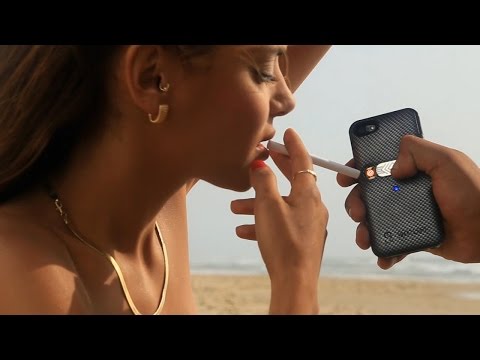 smart-light - a superfine smartphone case that combines ecological lighter logo