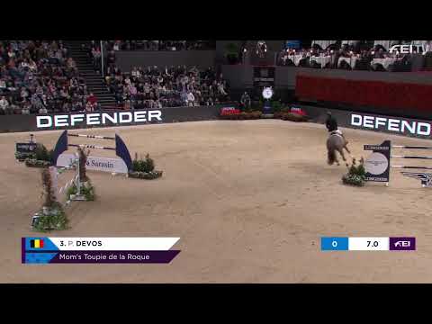 Mom's Toupie de la Roque i Pieter Devos   Longines CHI Classics Basel   14 01 2024