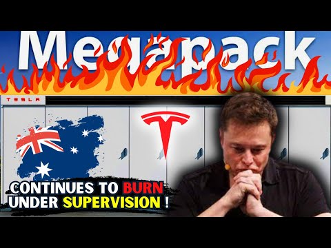 Tesla Megapack Catches Fire In Australia