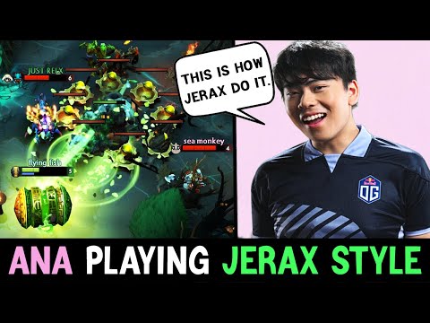 How Ana play Support? - with Jerax Signature Hero! DOTA 2