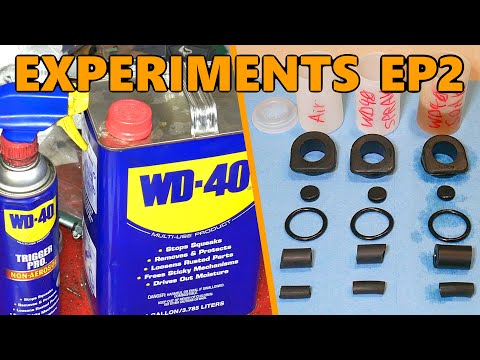 WD-40 Long-Term Exposure Testing on Rubber Parts (Experiments Ep.2)