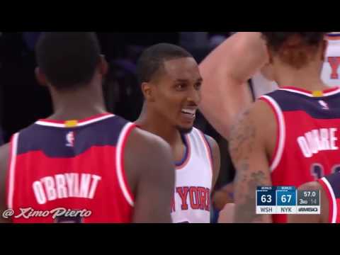 Brandon Jennings & Casper Ware Scuffle   Wizards vs Knicks   Oct 10, 2016   2016 17 NBA Preseason