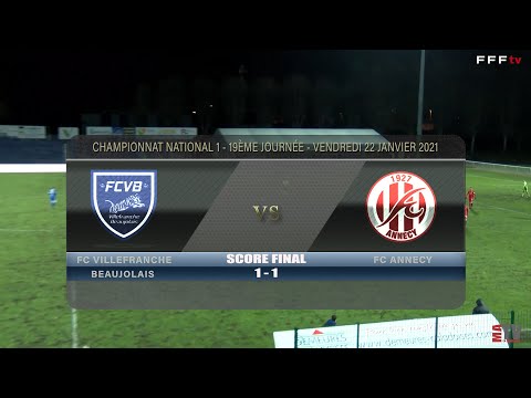 Foot - FCVB vs FC Annecy 22/01/2021