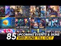 MID JUNE OCTOBER ALL EVENTS NEW SKINS FREE COLLECTOR SKIN PROMO DIAS RELEASE DATES 10th Ann