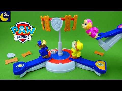 Paw Patrol Games and Toys Pups In Training Rubble Chase and Skye Fun Game Video for Toddlers Kids