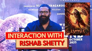 Interaction With Rishab Shetty For Kantara: Chapter 1