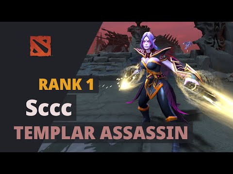 Sccc (Rank 1) plays Templar Assassin Dota 2 Full Game