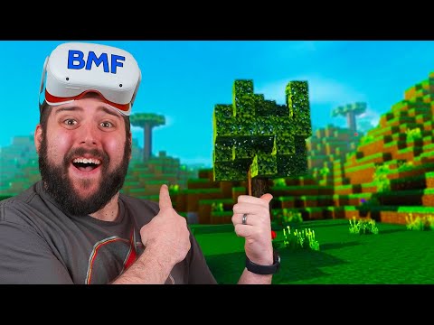BMFVR - FINALLY Minecraft VR On The Oculus Quest 2?...Sort Of | Minecraft VR Clone